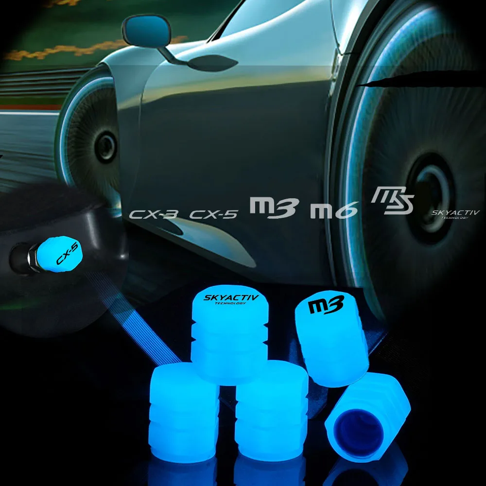 5pcs Universal Luminous Dust-proof Valve Tire Caps Cover Car For Mazda CX3 CX5 M3 M6 MS SKYACTIV Lettering Logo
5pcs Universal Luminous Dust-proof Valve Tire Caps Cover Car For Mazda CX3 CX5 M3 M6 MS SKYACTIV Lettering Logo