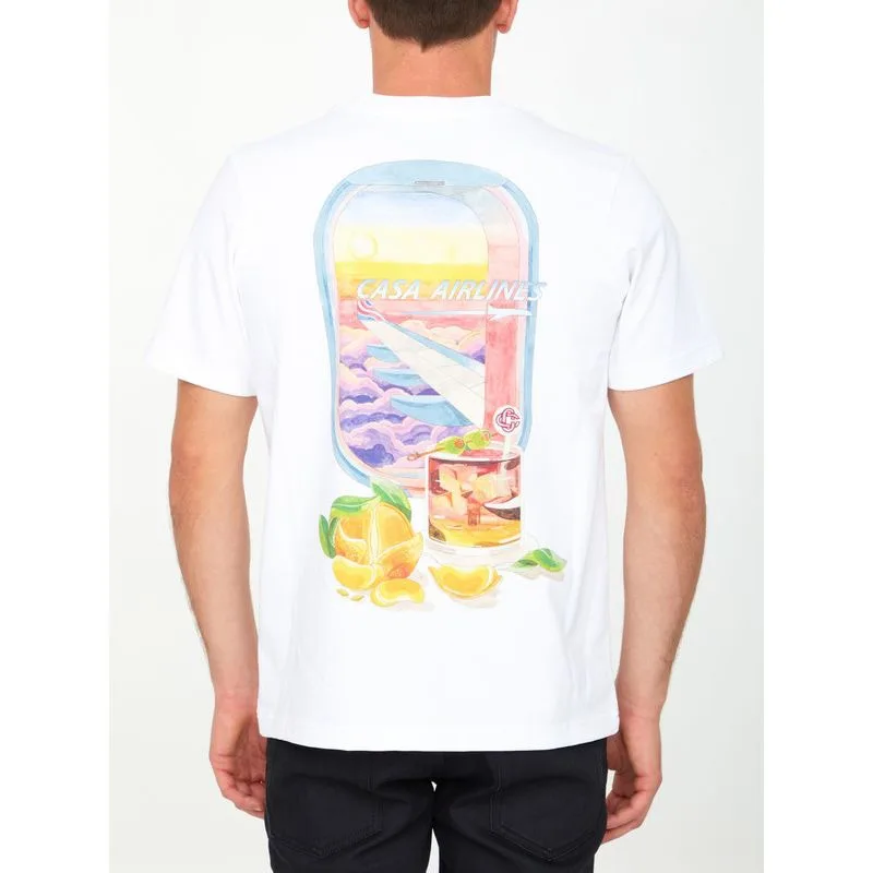 Summer casablanca front and back alphabet print loose everything short sleeve tide brand CASA cotton top T-shirt
Summer casablanca front and back alphabet print loose everything short sleeve tide brand CASA cotton top T-shirt