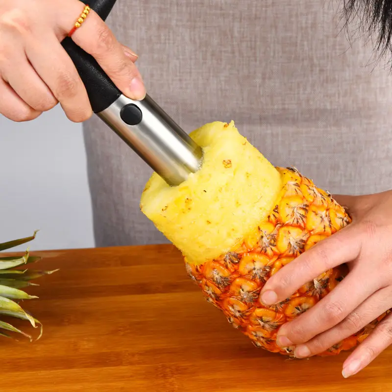 Stainless Steel Pineapple Peeler Fruit Corer Slicer Pineapple Peeler Fruit Spiral Knife Kitchen Tool Accessories High Quality
Stainless Steel Pineapple Peeler Fruit Corer Slicer Pineapple Peeler Fruit Spiral Knife Kitchen Tool Accessories High Quality