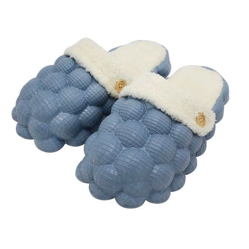 Winter Waterproof Flip Flops Bubble Cotton Slides Casual Couple Indoor Furry Slippers Women Men Warm Plush Home Slippers Comfort
Winter Waterproof Flip Flops Bubble Cotton Slides Casual Couple Indoor Furry Slippers Women Men Warm Plush Home Slippers Comfort