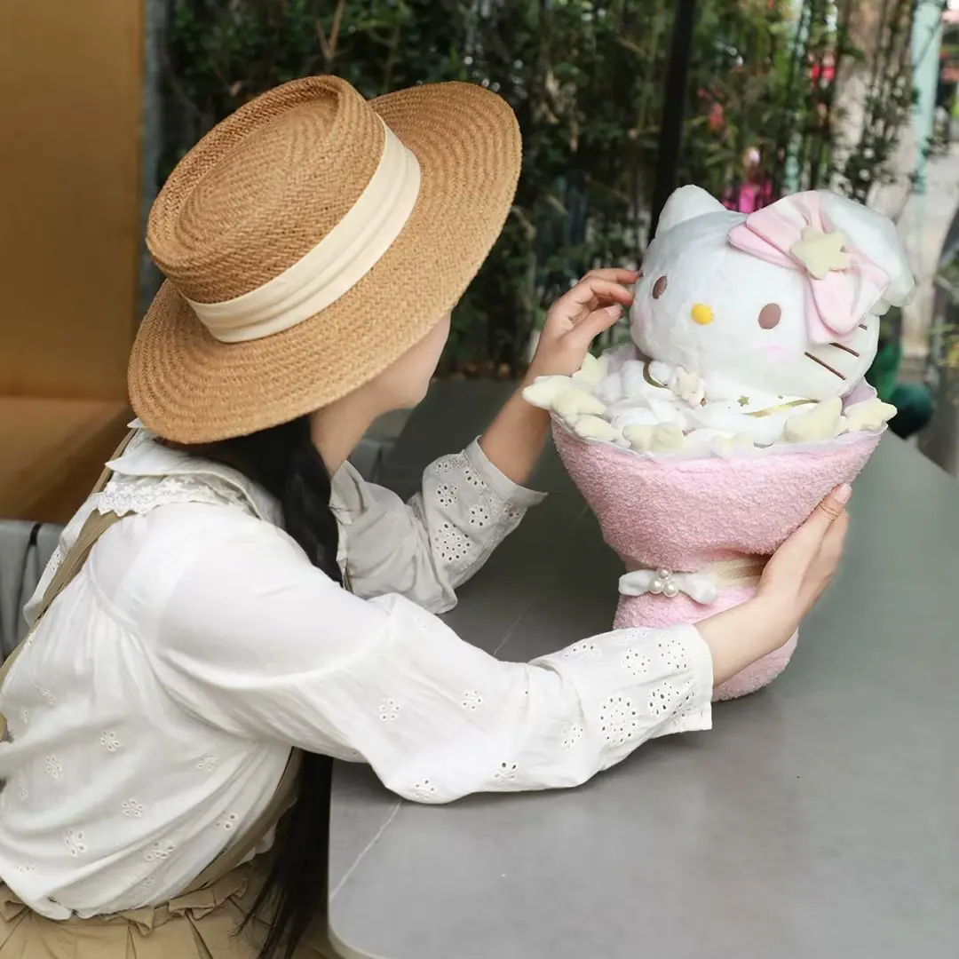 Sanrio, Hello Kitty Kuromi Melody Cinnamoroll плюшевый букет, плюшевая кукла, украшение, Рождество, День Святого Валентина, выпускной подарок Sanri
Sanrio, Hello Kitty Kuromi Melody Cinnamoroll плюшевый букет, плюшевая кукла, украшение, Рождество, День Святого Валентина, выпускной подарок Sanri