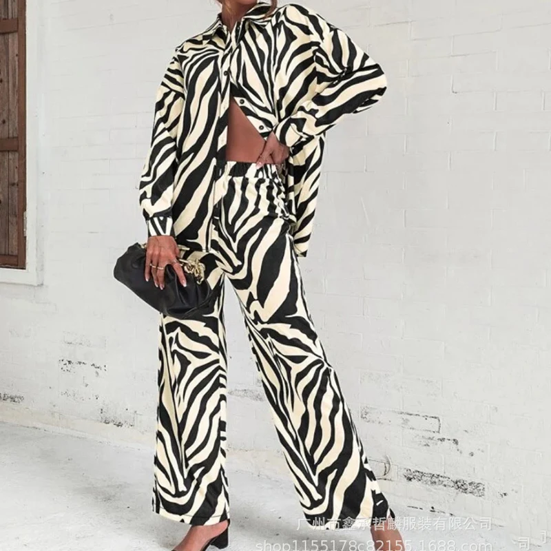 Ardm Elegant Button-Up Striped Print Streetwear Wide Leg Pants Suits Casual Long Sleeve Top Two Piece Sets Womens Outifits
Ardm Elegant Button-Up Striped Print Streetwear Wide Leg Pants Suits Casual Long Sleeve Top Two Piece Sets Womens Outifits
