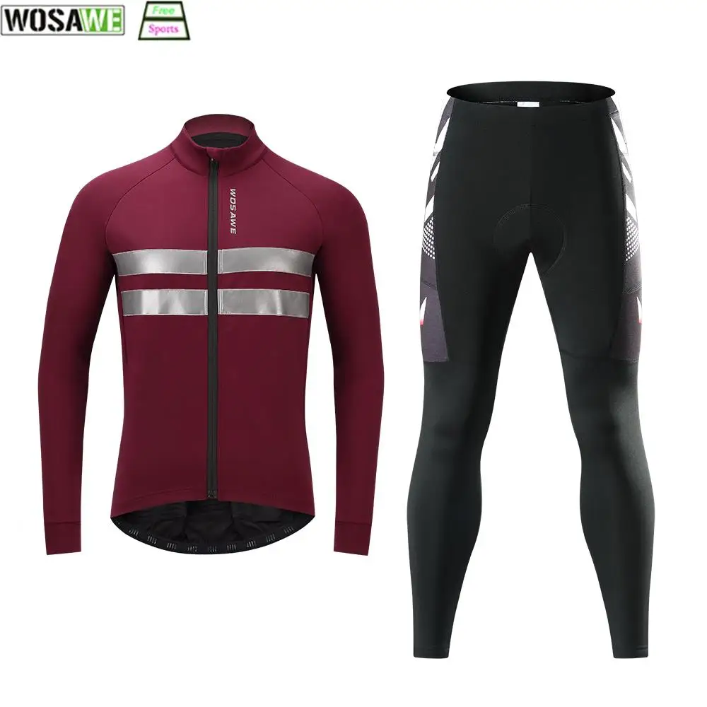 WOSAWE Winter Men's Cycling Jersey Long Sleeve Set MTB Bike Clothing Ciclismo Bicycle Wear
WOSAWE Winter Men's Cycling Jersey Long Sleeve Set MTB Bike Clothing Ciclismo Bicycle Wear