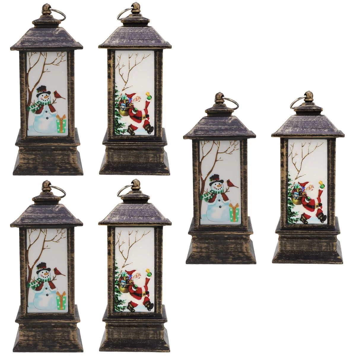 6 PCS Hanging Lamp Christmas Party Night Glowing Santa Snowman Light Desk Topper Desktop Lights Elder
6 PCS Hanging Lamp Christmas Party Night Glowing Santa Snowman Light Desk Topper Desktop Lights Elder