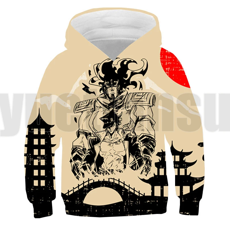 Harajuku JoJo Bizarre Adventure 3D Print Hoodie Oversized Sweatshirt Fashion Hoodie Men Kids Anime Lounge Wear Streetwear Teens 
Harajuku JoJo Bizarre Adventure 3D Print Hoodie Oversized Sweatshirt Fashion Hoodie Men Kids Anime Lounge Wear Streetwear Teens