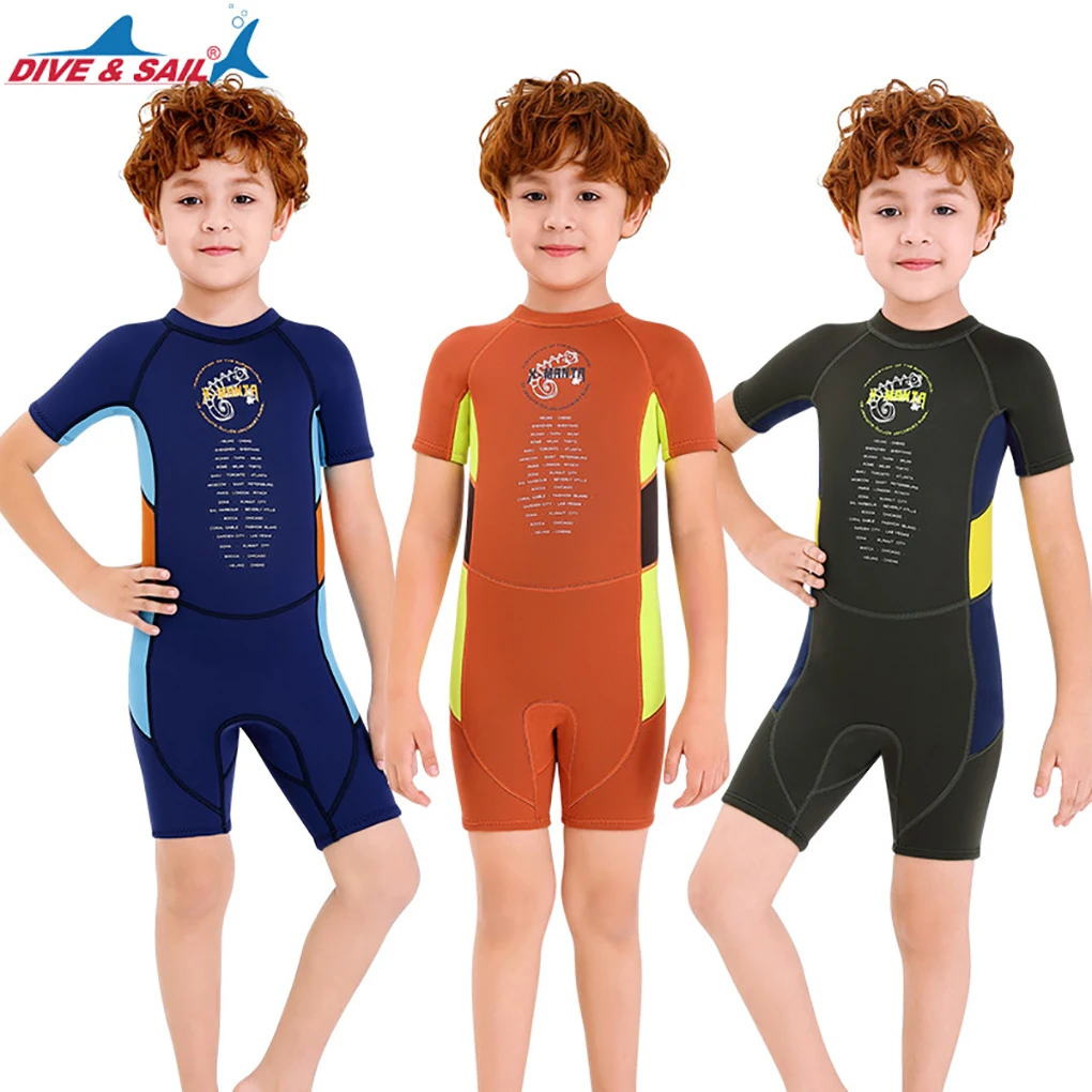 2 5MM Boys Wetsuits Keep Warming Full Body Diving Suit Quick Drying Neoprene Wetsuit Short-Sleeved Pants Swimsuit
2 5MM Boys Wetsuits Keep Warming Full Body Diving Suit Quick Drying Neoprene Wetsuit Short-Sleeved Pants Swimsuit