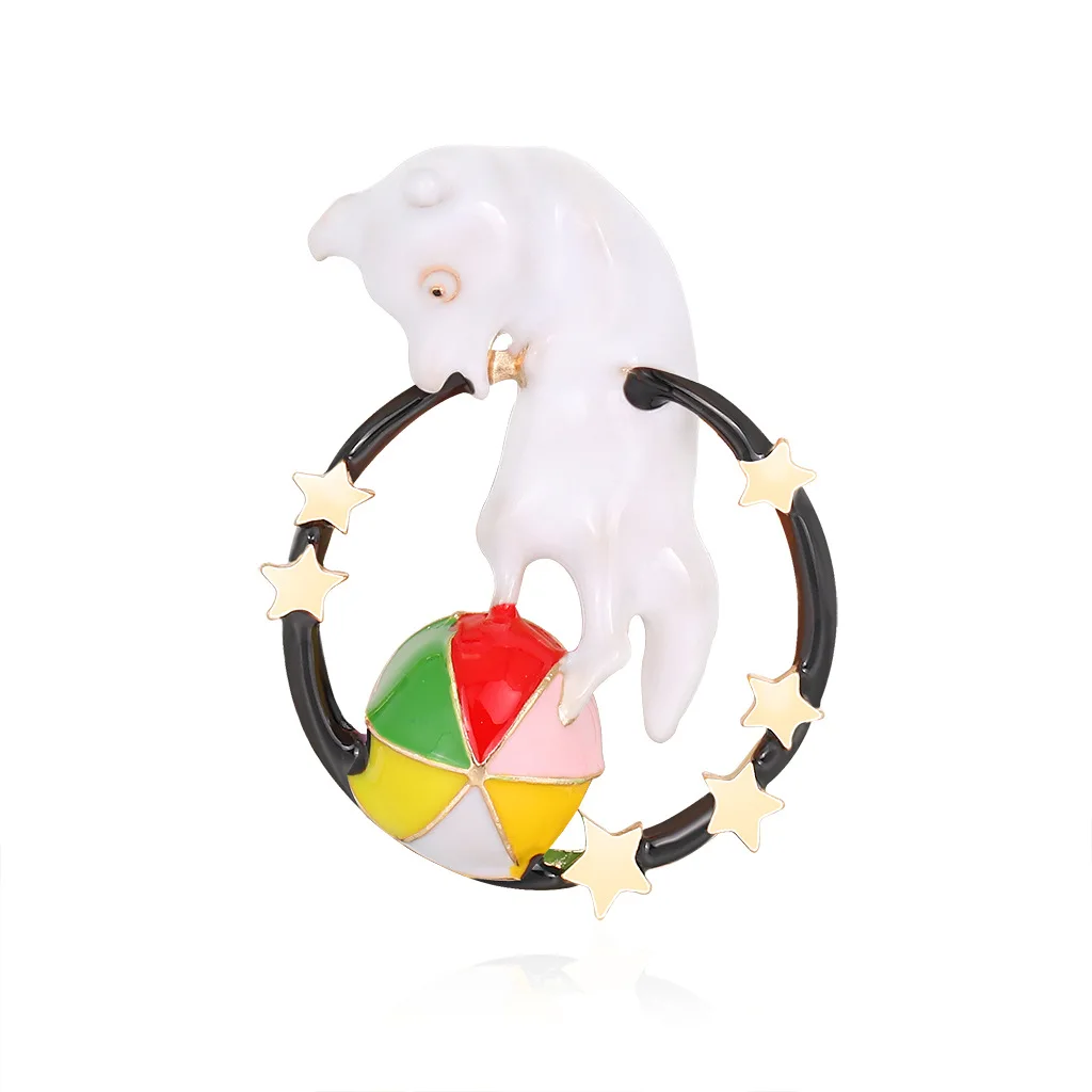 TULX Cute Enamel Playing Ball Dog Brooches Clothes Scarf Pin Fashion Animal Pet Jewelry For Women Girls Gift Accessories
TULX Cute Enamel Playing Ball Dog Brooches Clothes Scarf Pin Fashion Animal Pet Jewelry For Women Girls Gift Accessories