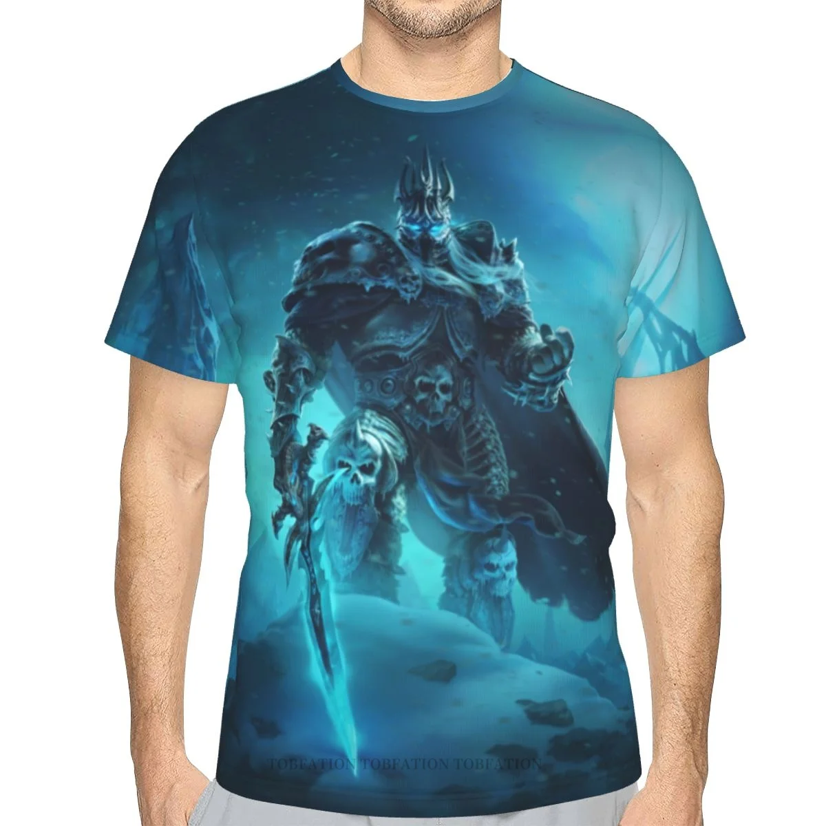 Lich-King World Of Warcraft 3D Printed Unisex Polyester Tshirt Loose Fitness Tops Hip Hop Beach Male Tees
Lich-King World Of Warcraft 3D Printed Unisex Polyester Tshirt Loose Fitness Tops Hip Hop Beach Male Tees