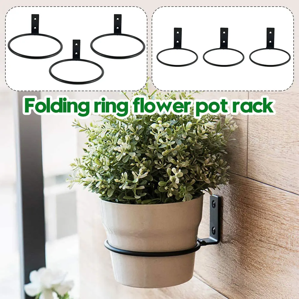 Folding Flower Plant Pot Wall Mount Ring Holder Metal Planter Hook Hanger Wall Bracket Stand
Folding Flower Plant Pot Wall Mount Ring Holder Metal Planter Hook Hanger Wall Bracket Stand