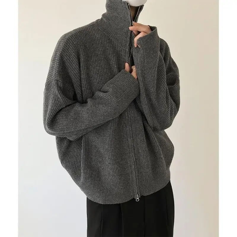 Stand Up Collar Sweater Cardigan Women 2022 Long Sleeve Knit Sweaters Autumn Winter Loose Oversized Jumper Casual Simple Zipper
Stand Up Collar Sweater Cardigan Women 2022 Long Sleeve Knit Sweaters Autumn Winter Loose Oversized Jumper Casual Simple Zipper