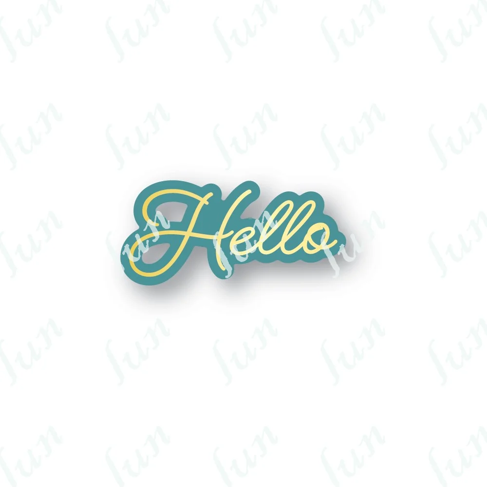 2022 New Hello Holiday Decorations Metal Cutting Hot Foil Plate Dies Set for Diy Scrapbooking Album Paper Card Coloring Embossed
2022 New Hello Holiday Decorations Metal Cutting Hot Foil Plate Dies Set for Diy Scrapbooking Album Paper Card Coloring Embossed