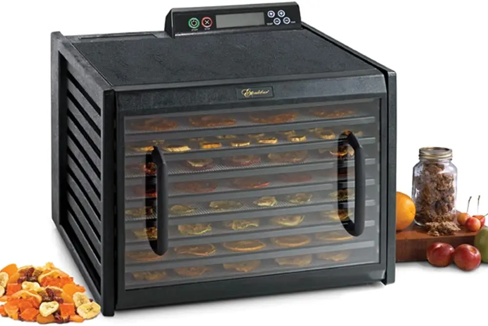 Food Dehydrator Machine with 48-Hour Timer, Automatic Shut Off and Temperature Control, 600 W, 9 Trays, Black
Food Dehydrator Machine with 48-Hour Timer, Automatic Shut Off and Temperature Control, 600 W, 9 Trays, Black