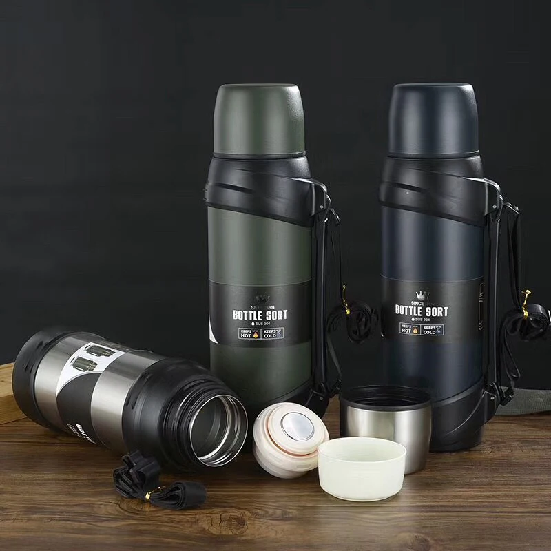 NIEHAINA Thermos Bottle Water Bottle Stainless Steel Thermos Thermos Cup Large-Capacity Thermos Pot Sports Travel Pot Water Cup
NIEHAINA Thermos Bottle Water Bottle Stainless Steel Thermos Thermos Cup Large-Capacity Thermos Pot Sports Travel Pot Water Cup