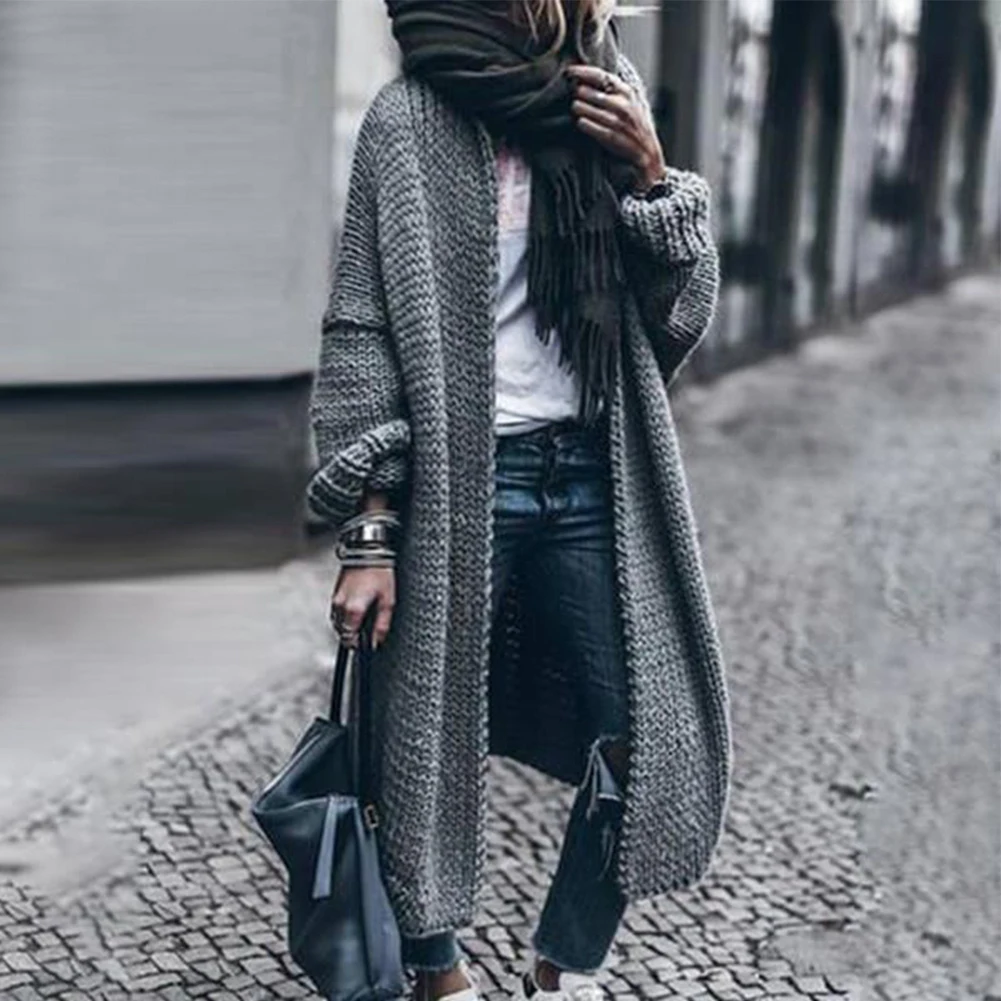 New Women Autumn Winter Ladies Chunky Cable Knitted Sweater Oversize Open Front Cardigan Cape Coat Sweater Jacket For Female
New Women Autumn Winter Ladies Chunky Cable Knitted Sweater Oversize Open Front Cardigan Cape Coat Sweater Jacket For Female