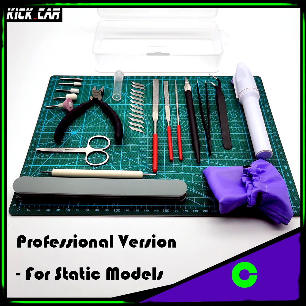 KickCar Model Building Hand Tools Kit for Tamiya Gundam Tomica Inno Hot Wheels Cars Airplane Toys Hobby to Cut and Repair Fixing
KickCar Model Building Hand Tools Kit for Tamiya Gundam Tomica Inno Hot Wheels Cars Airplane Toys Hobby to Cut and Repair Fixing
