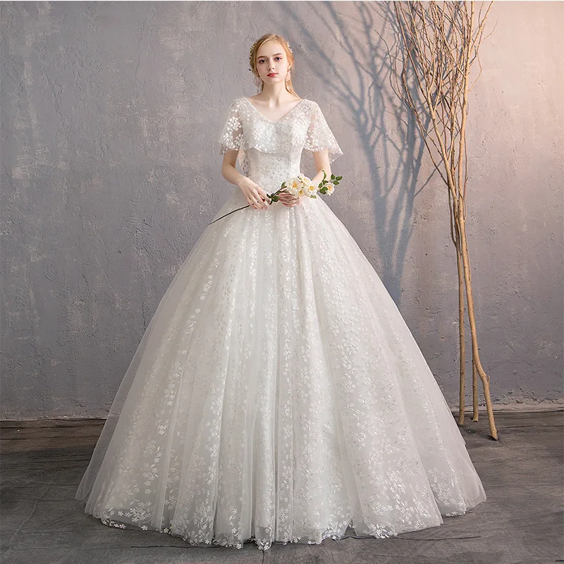 Tiktok Same Wedding Dress Summer 2023 New Draggle-Tail Figure Flattering Bride Wedding Dress White Simple Slim Fit Women
Tiktok Same Wedding Dress Summer 2023 New Draggle-Tail Figure Flattering Bride Wedding Dress White Simple Slim Fit Women