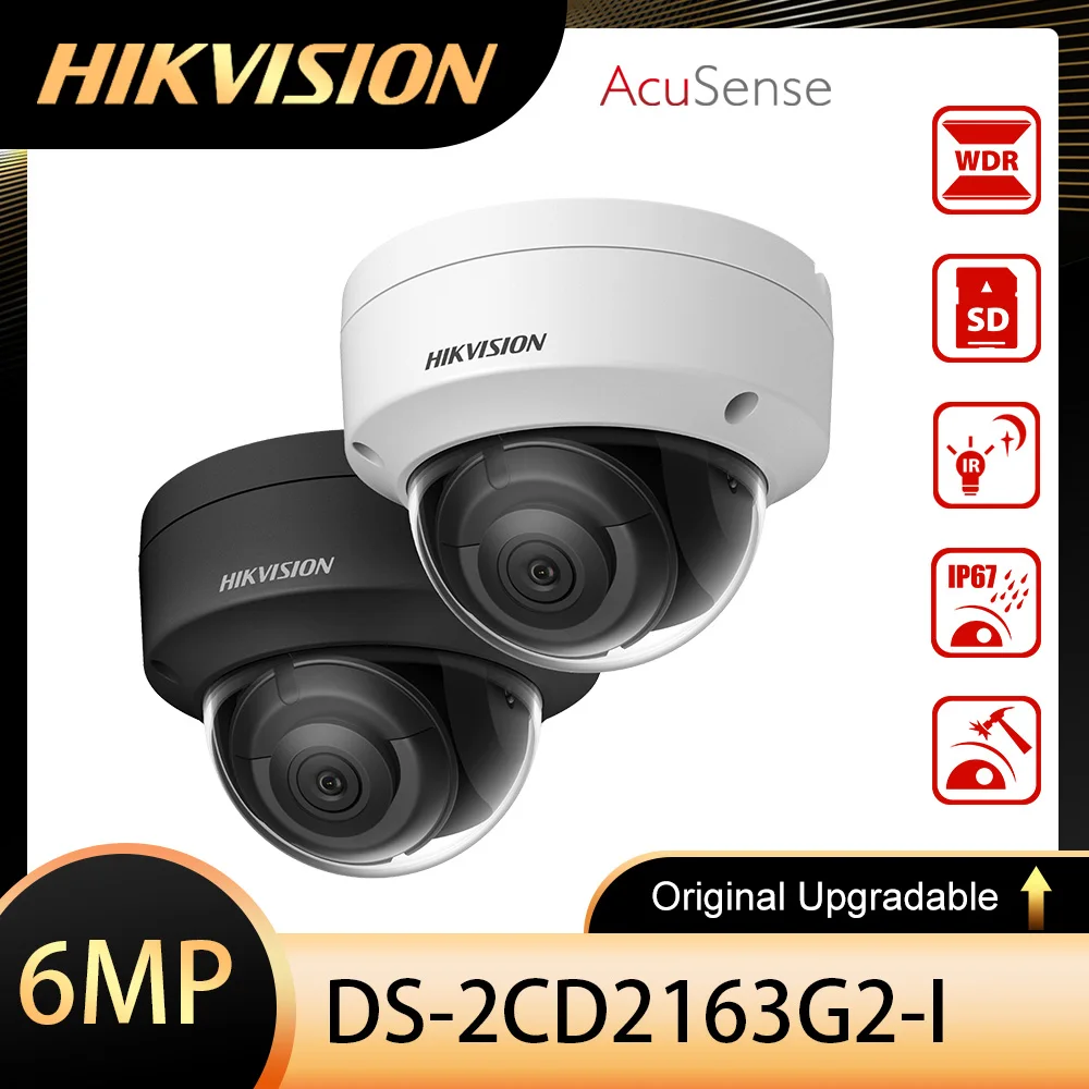 Hikvision DS-2CD2163G2-I 6 MP POE IR AcuSense Фиксированная купольная сетевая камера с глубоким обучением
Hikvision DS-2CD2163G2-I 6 MP POE IR AcuSense Фиксированная купольная сетевая камера с глубоким обучением