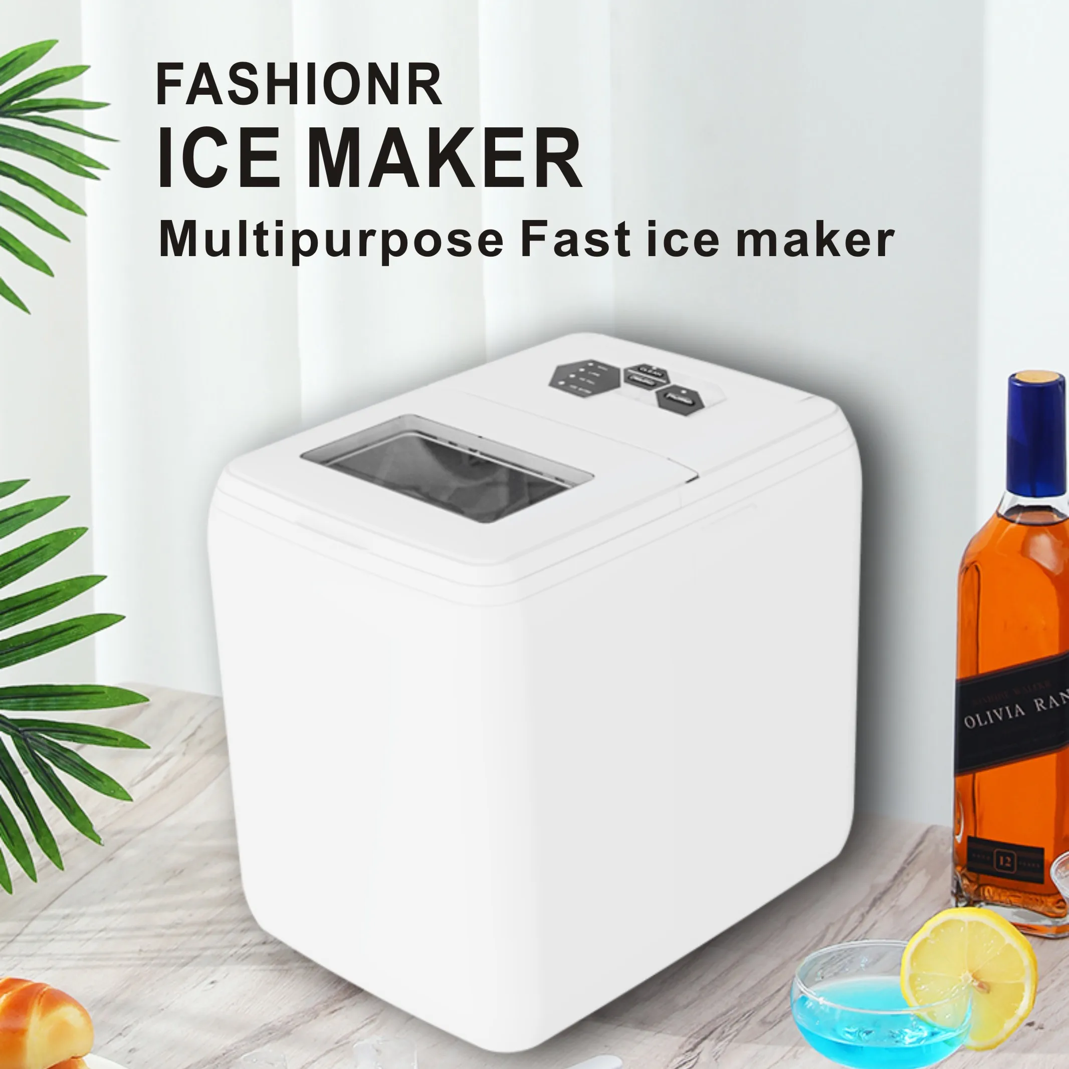 Ice Maker Home Use Outdoor Use 24LBS mini ice maker fast cube countertop for home/office/bar electric portable ice maker
Ice Maker Home Use Outdoor Use 24LBS mini ice maker fast cube countertop for home/office/bar electric portable ice maker