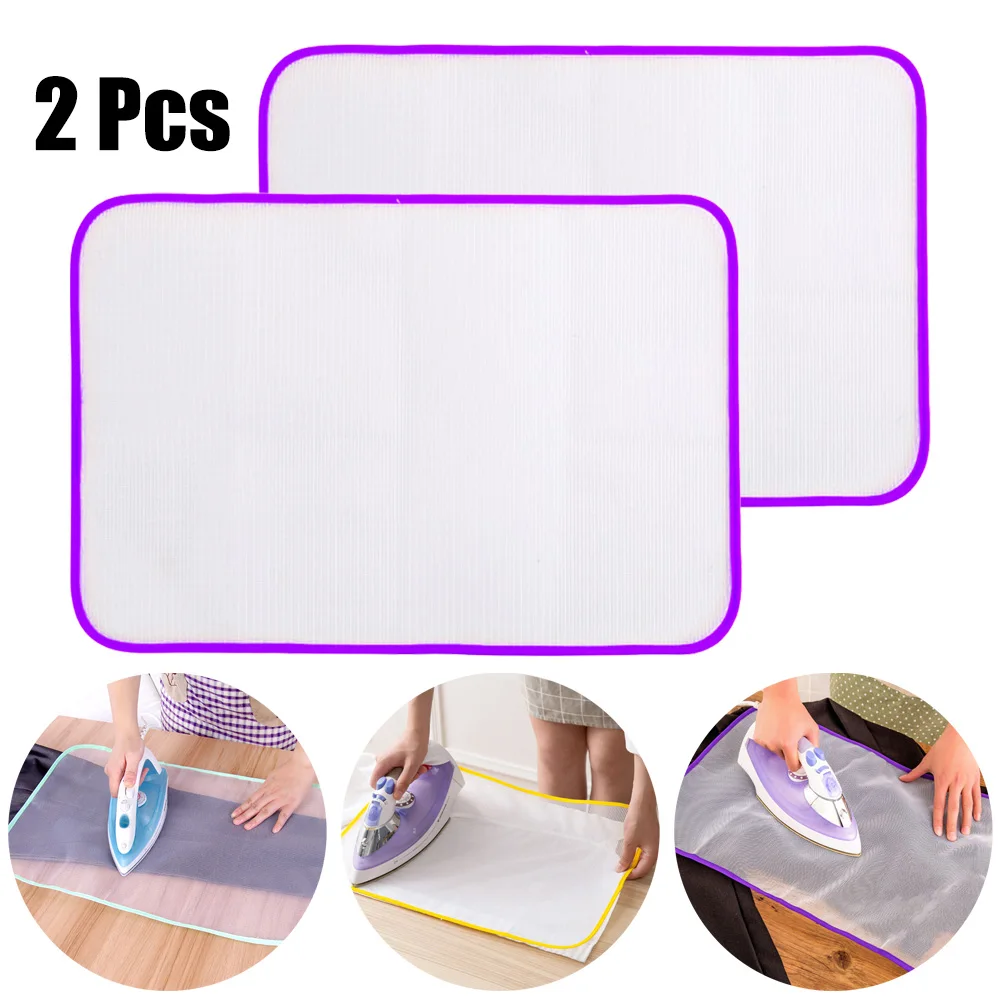 2pcs Anti-Scalding Insulation Pad Board For Clothes Protective Cloth Guard Heat Resistant Ironing Sewing Tools Mesh Fabric
2pcs Anti-Scalding Insulation Pad Board For Clothes Protective Cloth Guard Heat Resistant Ironing Sewing Tools Mesh Fabric