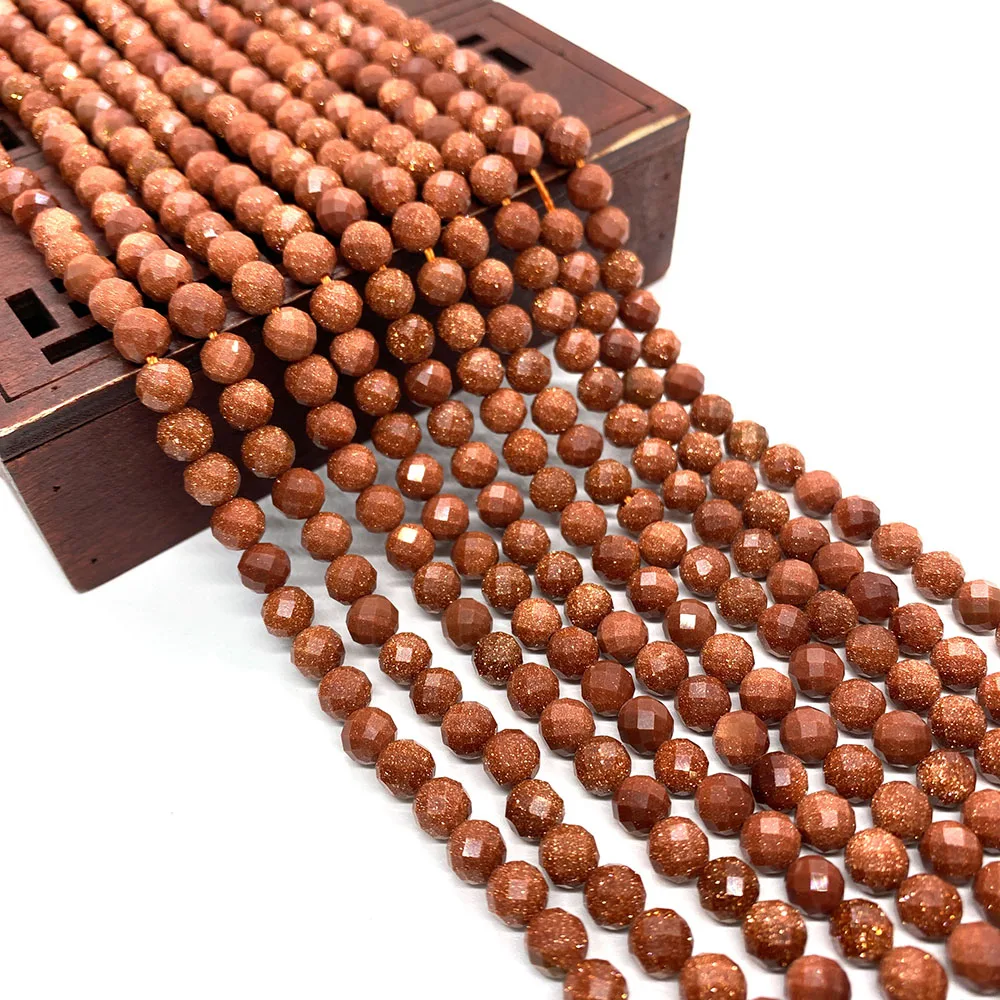 Exquisite Charm Natural Stone Faceted Beads Sandstone Beads DIY Ladies Bracelet Necklace Earrings Jewelry Accessories
Exquisite Charm Natural Stone Faceted Beads Sandstone Beads DIY Ladies Bracelet Necklace Earrings Jewelry Accessories