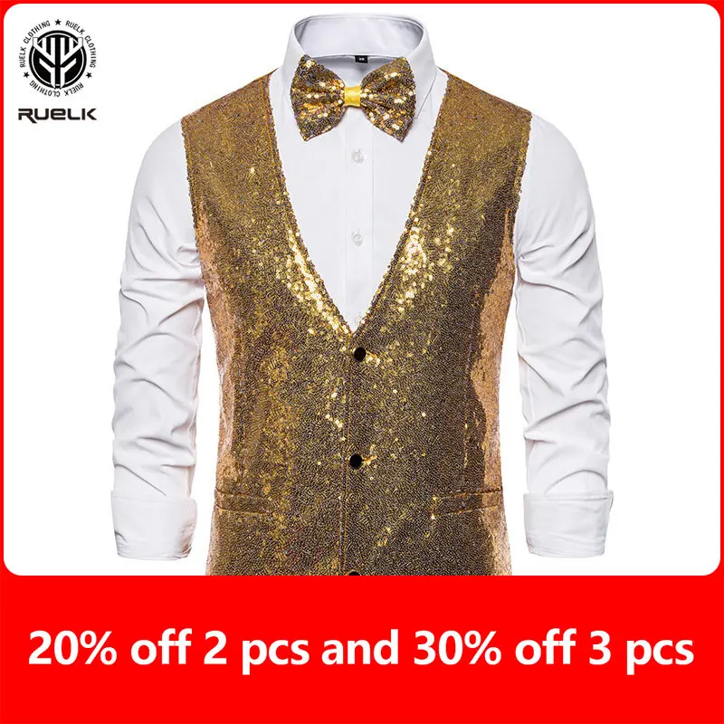 Men's Stage Costumes Small Sequin Party Casual Vest Photo Studio Photo Host Singer Emcee Single-breasted V Neck Male Suit Vest
Men's Stage Costumes Small Sequin Party Casual Vest Photo Studio Photo Host Singer Emcee Single-breasted V Neck Male Suit Vest