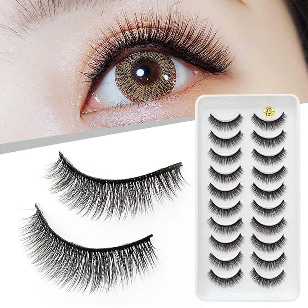 10Pairs False Eyelash Natural 3D Fluffy Eyelash Extensions Soft Wispy Eyelashes Beauty Salon Supplies 3D Effect Fake Lashes MH88
10Pairs False Eyelash Natural 3D Fluffy Eyelash Extensions Soft Wispy Eyelashes Beauty Salon Supplies 3D Effect Fake Lashes MH88