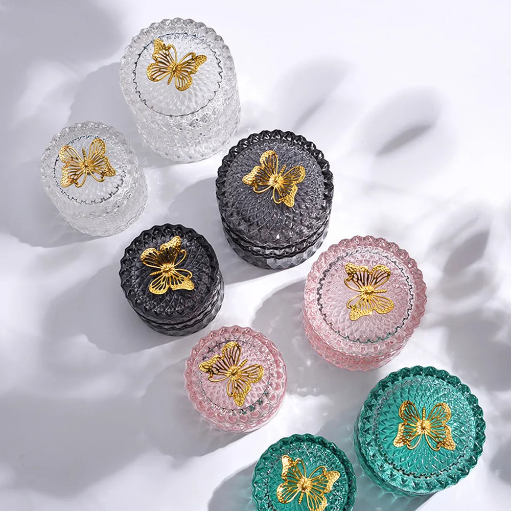 Candy Decorative Jars with Lids Storage Jewelry Glass Trinket Box Cute Candy Dish with Lid for Candy Buffet Gift Ideas for Women
Candy Decorative Jars with Lids Storage Jewelry Glass Trinket Box Cute Candy Dish with Lid for Candy Buffet Gift Ideas for Women