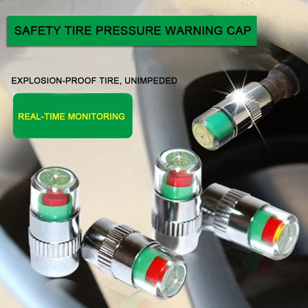 Tyre car auto tire pressure monitor Pressure Gauge Cap tire gage alert sensor indicator valve caps 2.4 Bar 30 PSI
Tyre car auto tire pressure monitor Pressure Gauge Cap tire gage alert sensor indicator valve caps 2.4 Bar 30 PSI