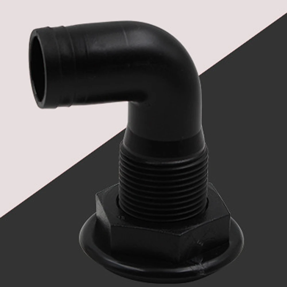 1-1/4 Inch One Nut Plastic 90 Degree Thru-Hull Bilge Pump Hose Fitting For Boats Marine Yacht Accessories Black White
1-1/4 Inch One Nut Plastic 90 Degree Thru-Hull Bilge Pump Hose Fitting For Boats Marine Yacht Accessories Black White