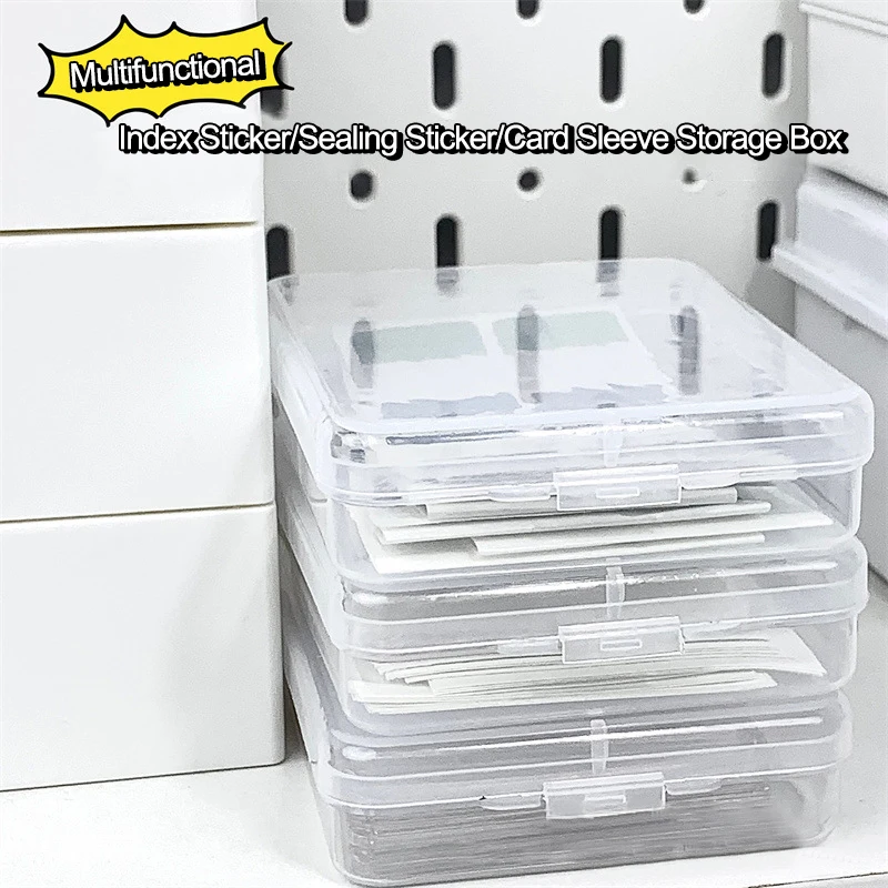 Transparent Storage Box Card Holder Sticker Stationery Transparent Storage Box Film Storage Box Classification Box for Craft Des
Transparent Storage Box Card Holder Sticker Stationery Transparent Storage Box Film Storage Box Classification Box for Craft Des