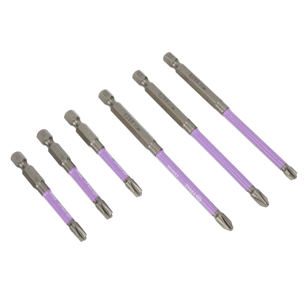 6PC 65/110mmMagnetic Special Slotted Cross Screwdriver Bit For Electrician FPH2 Rust Proof With Magnetism For Socket Switch Tool
6PC 65/110mmMagnetic Special Slotted Cross Screwdriver Bit For Electrician FPH2 Rust Proof With Magnetism For Socket Switch Tool