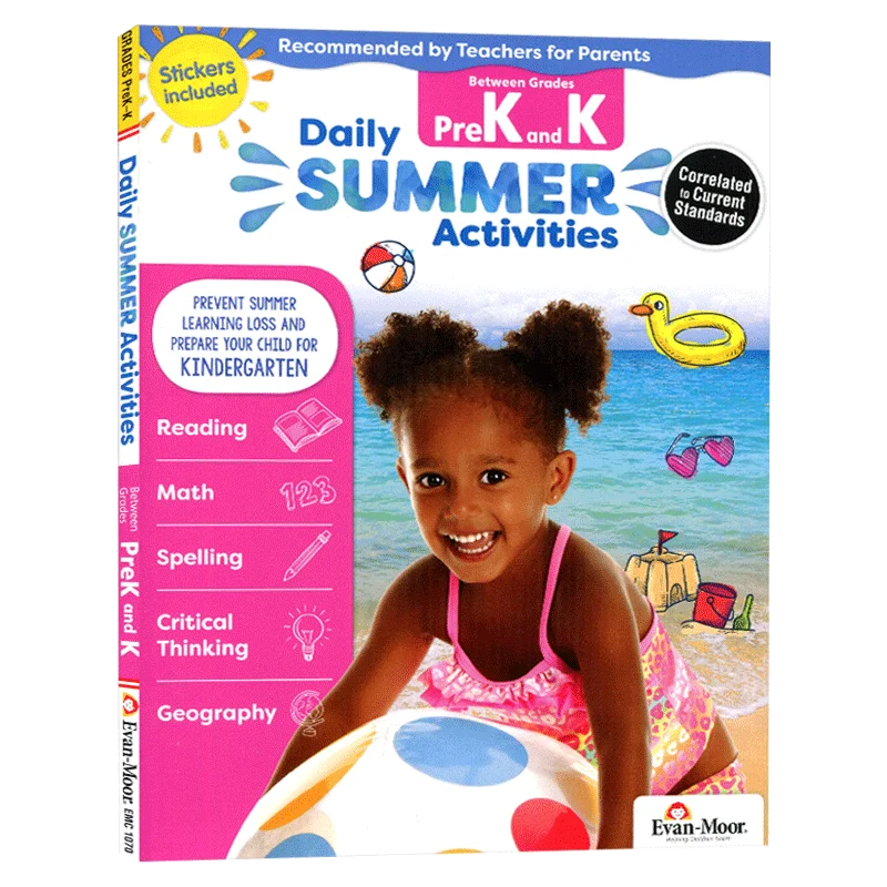 Летние повседневные занятия между классами PreK и K, детские книги для 3, 4, 5, 6 лет, английские книги, 9781629384825
Летние повседневные занятия между классами PreK и K, детские книги для 3, 4, 5, 6 лет, английские книги, 9781629384825