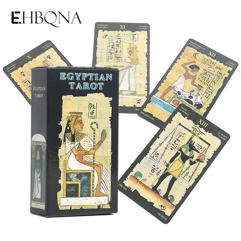 Egyptian Tarot High-Definition Tarot Card Factory Made High-Quality Full English Party Divination Game -English Crybaby Tarot
Egyptian Tarot High-Definition Tarot Card Factory Made High-Quality Full English Party Divination Game -English Crybaby Tarot