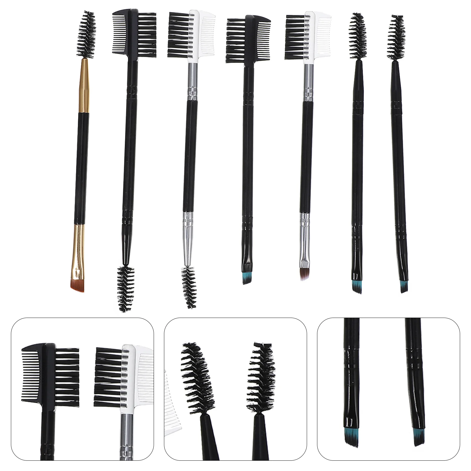 Brush Makeup Eyebrow Set Double End Brushes Eyetools Spoolie Comb Tool Shaper Eyelash Professional
Brush Makeup Eyebrow Set Double End Brushes Eyetools Spoolie Comb Tool Shaper Eyelash Professional