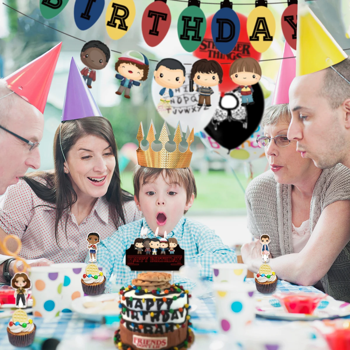 L Stranger Things Theme Party Balloons Stranger Things Cake Toppers Reusable Latex Balloons Cupcake Toppers Banners Cartoon
L Stranger Things Theme Party Balloons Stranger Things Cake Toppers Reusable Latex Balloons Cupcake Toppers Banners Cartoon