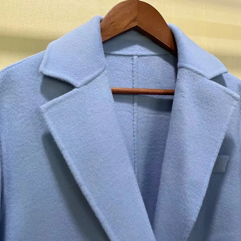Office Ladies Woolen Long Coats Vintage Lapel Belt Pockets Loose Winter Warm Coat Elegant Oversize Outwear for Women Casual Tops
Office Ladies Woolen Long Coats Vintage Lapel Belt Pockets Loose Winter Warm Coat Elegant Oversize Outwear for Women Casual Tops