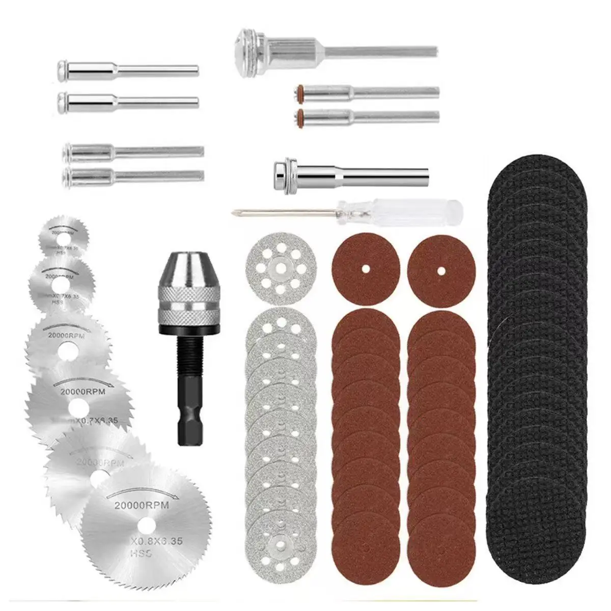 Многокомпонентный комбинированный набор аксессуаров для электрической дрели, высокоскоростное пильное полотно HSS, алмазная нарезка песка, резка смолы, циркулярный слицин
Многокомпонентный комбинированный набор аксессуаров для электрической дрели, высокоскоростное пильное полотно HSS, алмазная нарезка песка, резка смолы, циркулярный слицин