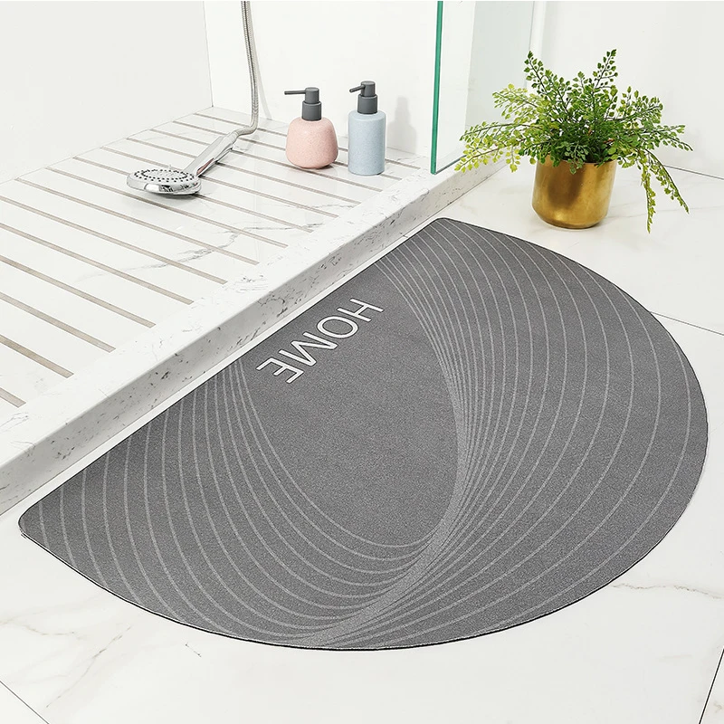 Modern Striped Semicircle Bathroom Bath Mat Non-Slip Entrance Door Mat Super Soft Floor Mat Absorbent Feet Mat Bedroom Carpet
Modern Striped Semicircle Bathroom Bath Mat Non-Slip Entrance Door Mat Super Soft Floor Mat Absorbent Feet Mat Bedroom Carpet