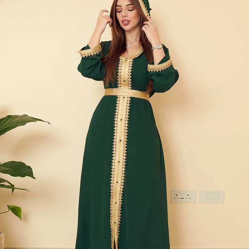 Muslim Kaftan Abaya Dress Women Dubai Abayas Luxury Evening Gown Elegant African Hooded Dress Plus Size Boubou Djellaba Femme
Muslim Kaftan Abaya Dress Women Dubai Abayas Luxury Evening Gown Elegant African Hooded Dress Plus Size Boubou Djellaba Femme