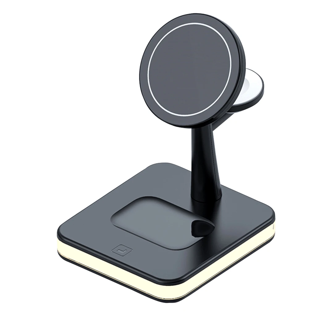 3 in 1 Wireless Charger Stand For iPhone 12 Mini Pro Max Apple Watch Fast Charging Dock Station For Airpods Pro Charging Station
3 in 1 Wireless Charger Stand For iPhone 12 Mini Pro Max Apple Watch Fast Charging Dock Station For Airpods Pro Charging Station