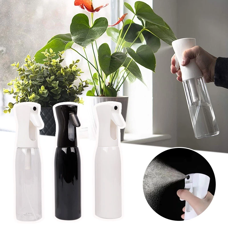 

200/300ML Spray Bottles Refillable Bottles Handheld Plant Sprinkler Continuous Mist Watering Can Salon Barber Gardening Atomizer