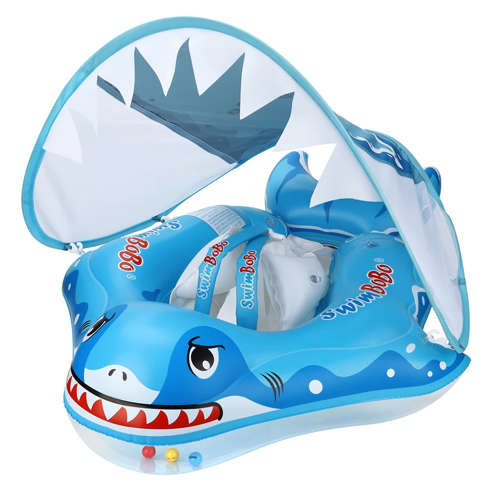 Shark Shaped Sunscreen Swimming Rings Seat Cute Inflatable Kids Safety Water Toys Float Swim Ring Circle for 1-4Y Children
Shark Shaped Sunscreen Swimming Rings Seat Cute Inflatable Kids Safety Water Toys Float Swim Ring Circle for 1-4Y Children