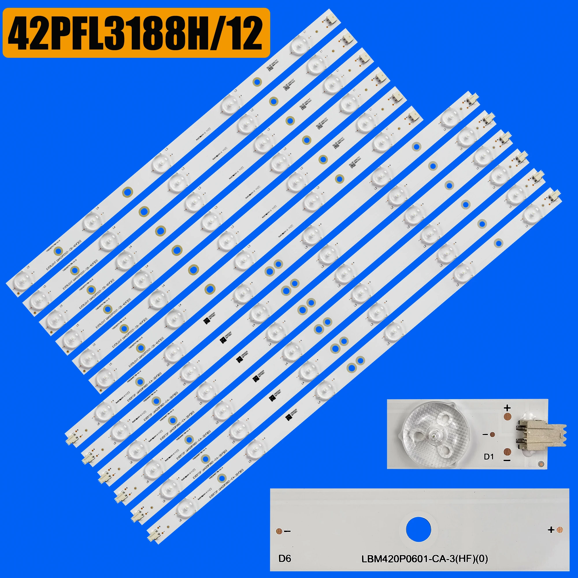 Светодиодная лента для 42PFL3008D/78 42PFL3208K/12 42PFL3108K/12 42PFL3108H 42PFL3508G/78
Светодиодная лента для 42PFL3008D/78 42PFL3208K/12 42PFL3108K/12 42PFL3108H 42PFL3508G/78