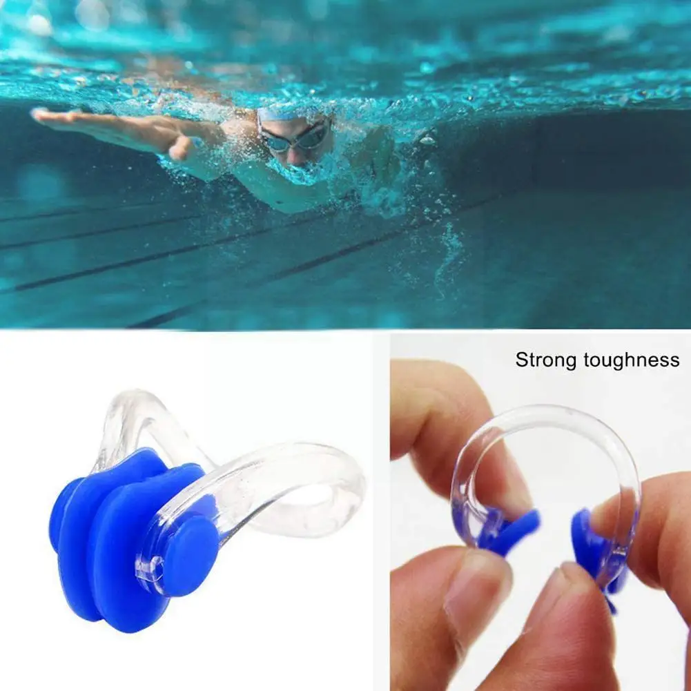 

10pcs/lot Reusable Soft Silicone Swimming Nose Clip Surfing Swiming Comfortable Supplies Clips Accessories Nose Swim Diving R4o8