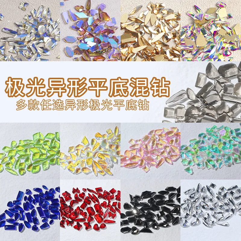 Hot Selling Mixed Crystal AB Nail Art Rhinestones Flatback Rhiney Glass Nail Stones Gems For 3D Nail DIY Manicure Decorations
Hot Selling Mixed Crystal AB Nail Art Rhinestones Flatback Rhiney Glass Nail Stones Gems For 3D Nail DIY Manicure Decorations