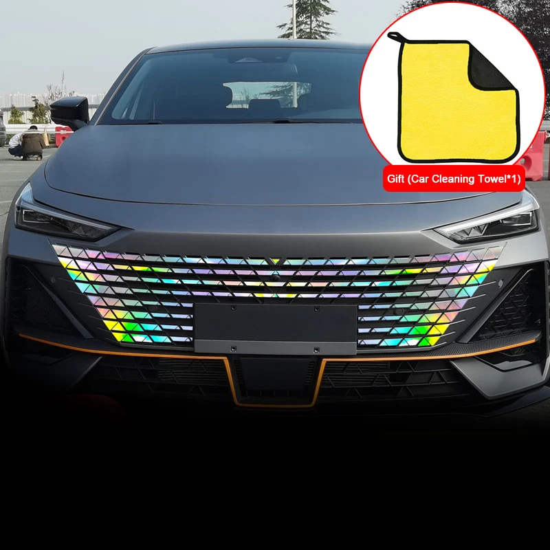 Цветной светоотражающий лазер для Changan UNI-V UNIV 2022 2023, декоративные наклейки на переднюю решетку автомобиля, классные водонепроницаемые зеркальные
Цветной светоотражающий лазер для Changan UNI-V UNIV 2022 2023, декоративные наклейки на переднюю решетку автомобиля, классные водонепроницаемые зеркальные