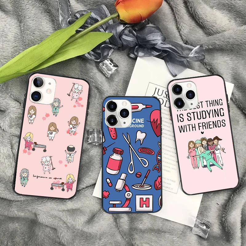 Spain Cartoon Medicine Doctor Nurse fashion Phone Case for iPhone 11 12 13 mini pro XS MAX 8 7 6 6S 5s Plus X SE XR 2020
Spain Cartoon Medicine Doctor Nurse fashion Phone Case for iPhone 11 12 13 mini pro XS MAX 8 7 6 6S 5s Plus X SE XR 2020