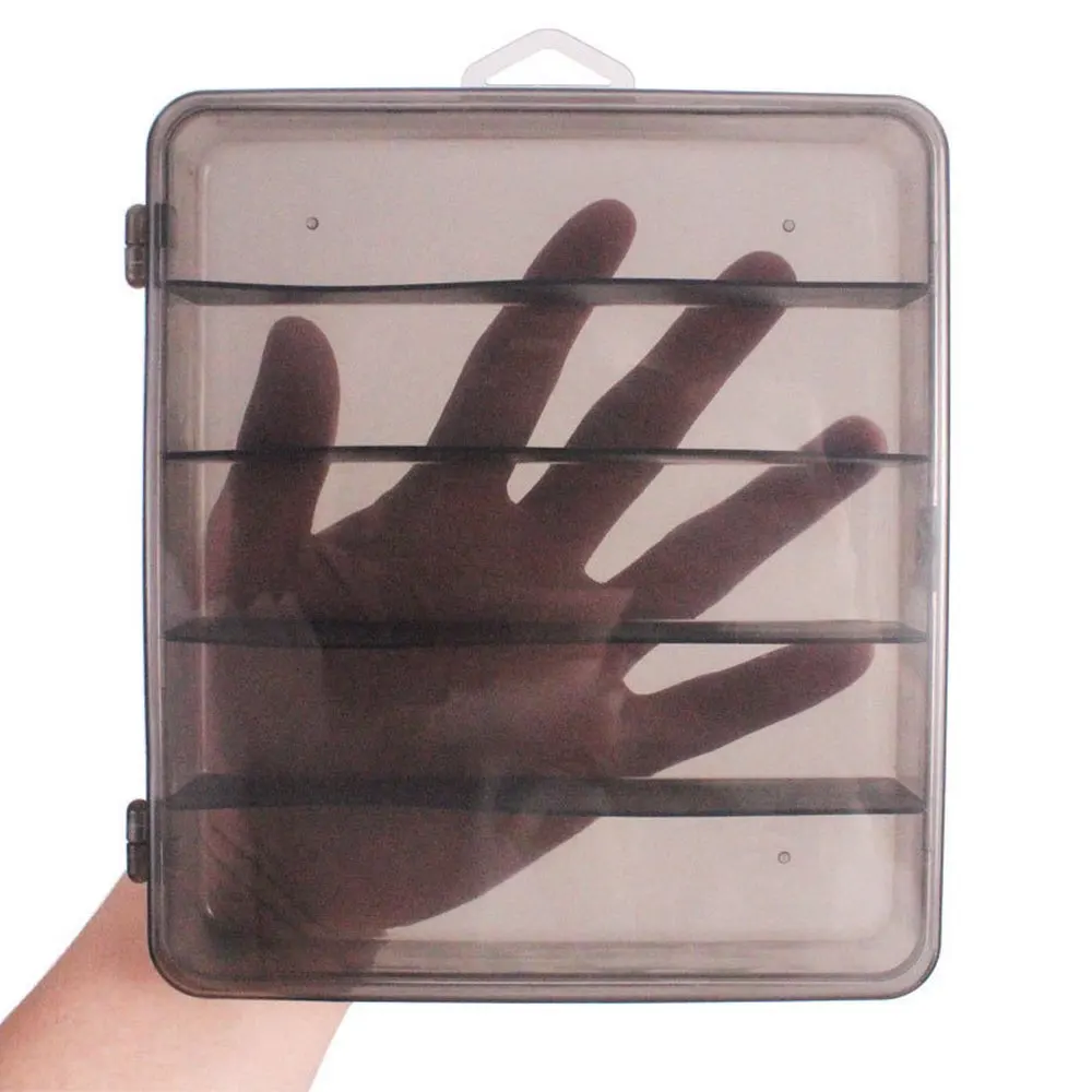 Lure Tackle Box Fishing Tool Case ABS Single Layer Bait Storage 15.5*17.5*3.3cm Five Grids Accessories Carpfishing Foods LH0049
Lure Tackle Box Fishing Tool Case ABS Single Layer Bait Storage 15.5*17.5*3.3cm Five Grids Accessories Carpfishing Foods LH0049