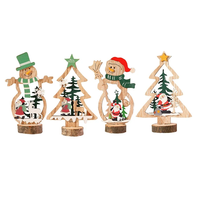 4 Pcs Mini Christmas Trees Wooden Assembled Table Top Decorations For Christmas Display Table Top Window DIY Home Decor
4 Pcs Mini Christmas Trees Wooden Assembled Table Top Decorations For Christmas Display Table Top Window DIY Home Decor