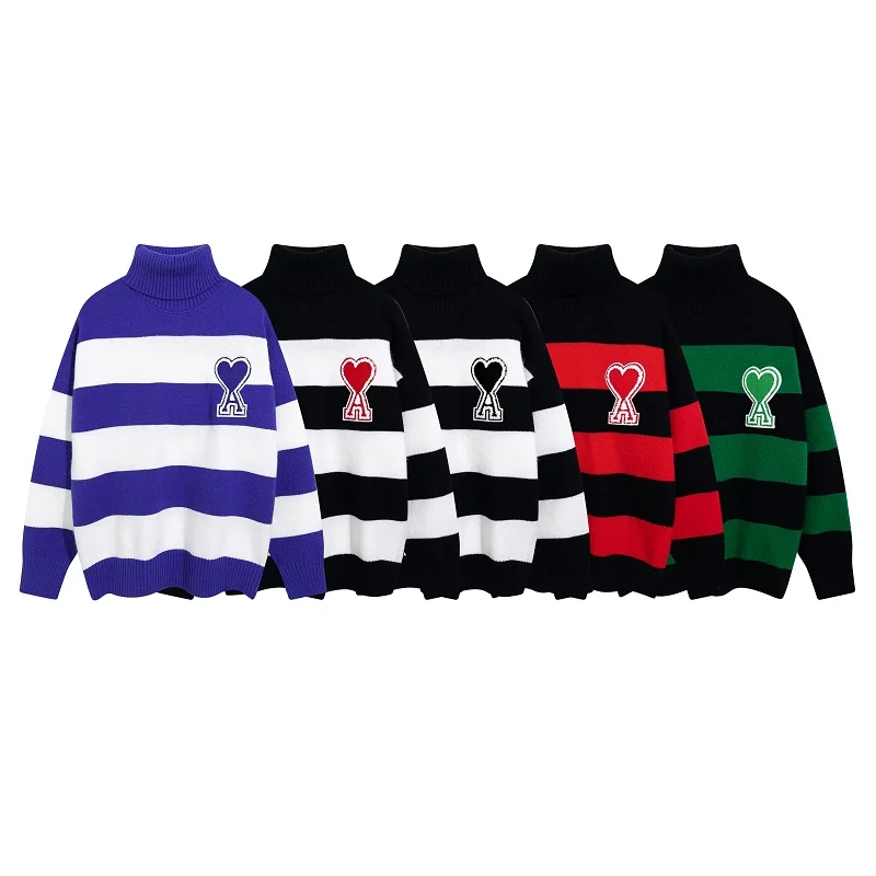 Autumn Winter 2022 New Korean Fashion Men's Turtleneck A-line Heart Oversized Male And Female Sweater Pullovers
Autumn Winter 2022 New Korean Fashion Men's Turtleneck A-line Heart Oversized Male And Female Sweater Pullovers